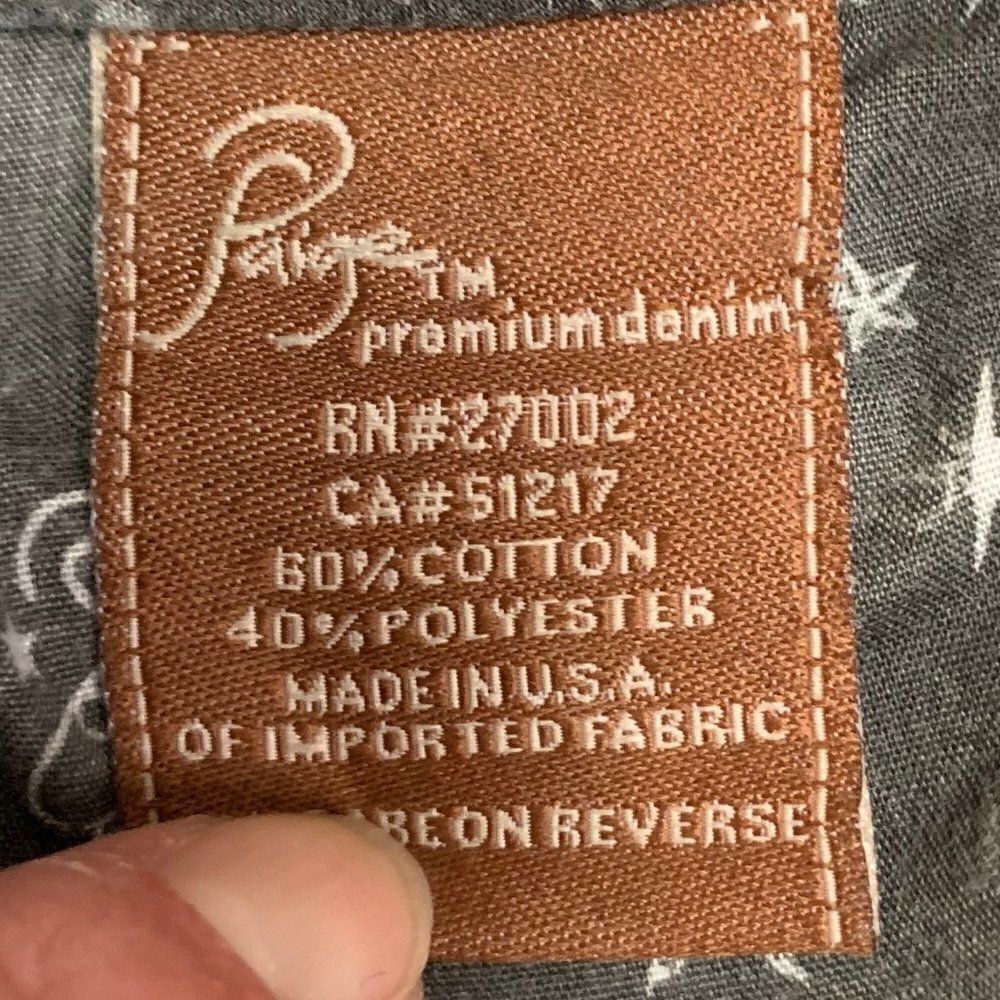 PAIGE - Skyline Skinny Jeans Size 26 - Picture 7 of 7